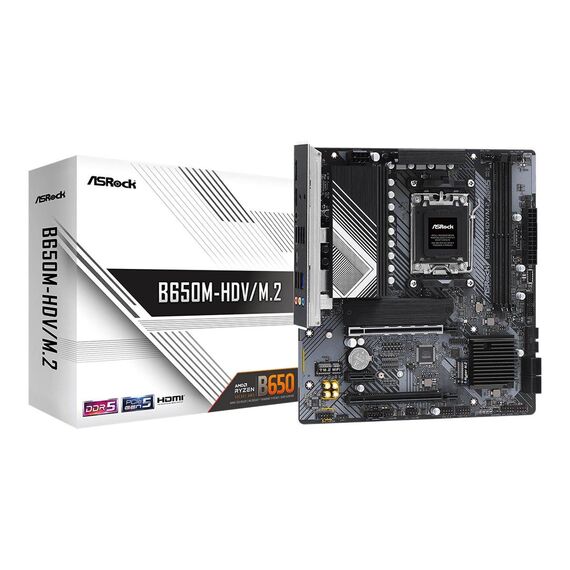ASRock B650M-HDV/M.2 mATX AM5 Motherboard