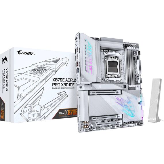GIGABYTE X870E AORUS PRO X3D ICE Motherboard