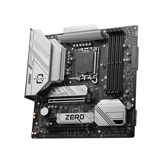 MSI B760M PROJECT ZERO LGA1700 mATX Motherboard