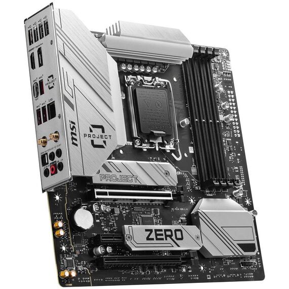 MSI B760M PROJECT ZERO LGA1700 mATX Motherboard