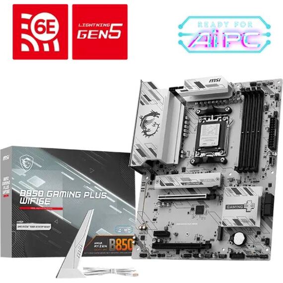 MSI B850 GAMING PLUS WIFI6E AM5 Motherboard