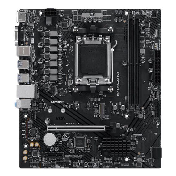 MSI PRO A620AM-B EVO AM5 A620A Motherboard