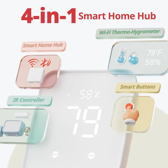 SwitchBot Hub 2 Smart Home Hub Matter White