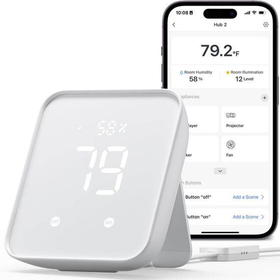 SwitchBot Hub 2 Smart Home Hub Matter White