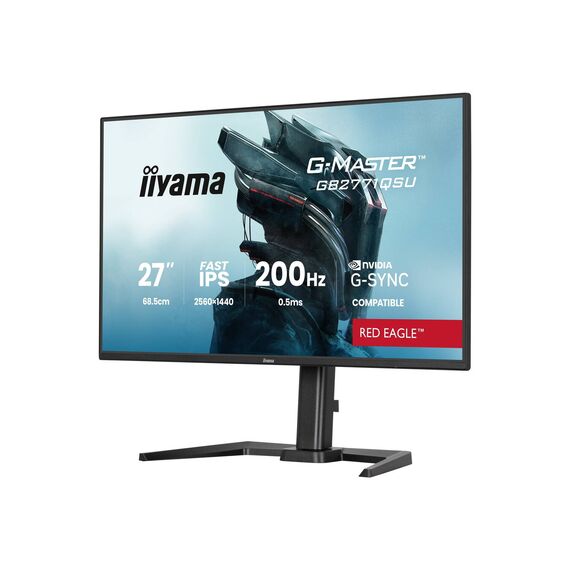Iiyama G-MASTER Red Eagle 27" QHD IPS monitor IPS 27 2560 x 1440