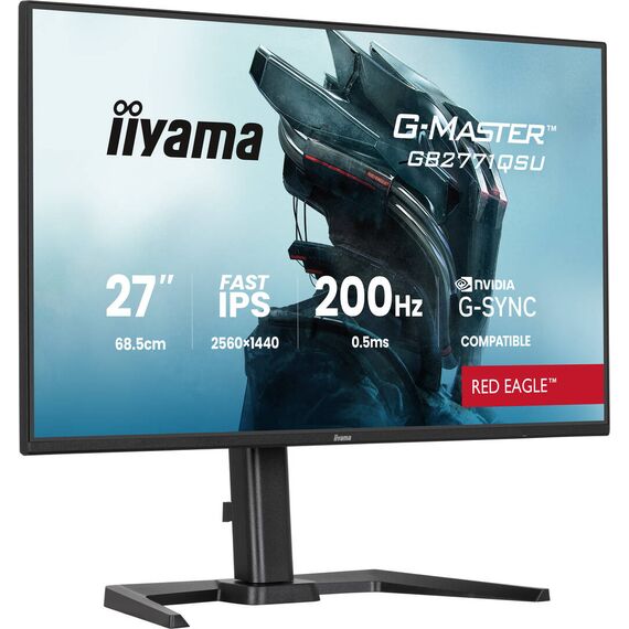 Iiyama G-MASTER Red Eagle 27" QHD IPS monitor IPS 27 2560 x 1440