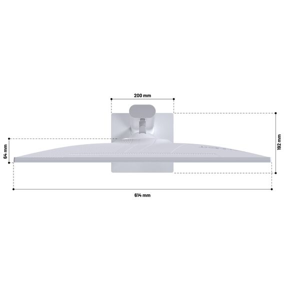 JAPANNEXT 27" IPS WQHD LED Monitor White IPS 27 2560 x 1440