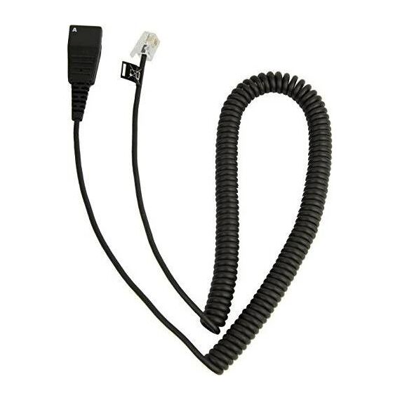 Jabra QD to RJ Coiled Cord Cisco IP 2m 8800-01-37