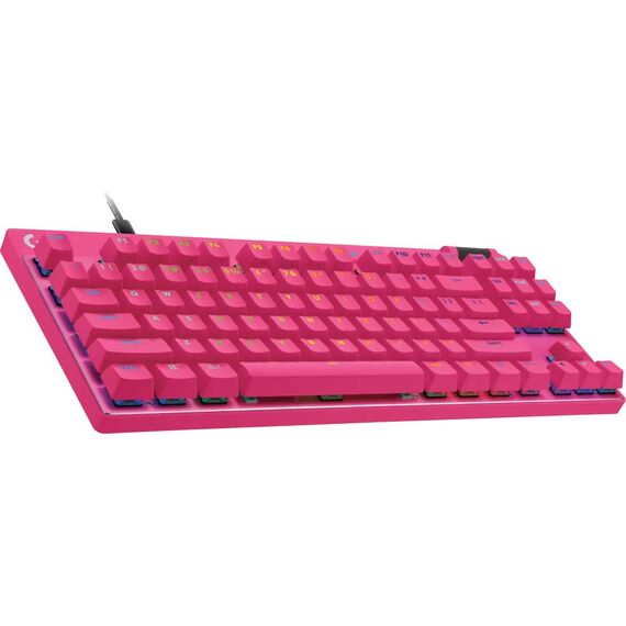 Logitech G PRO X TKL Rapid Magnetic Gaming Keyboard Magenta