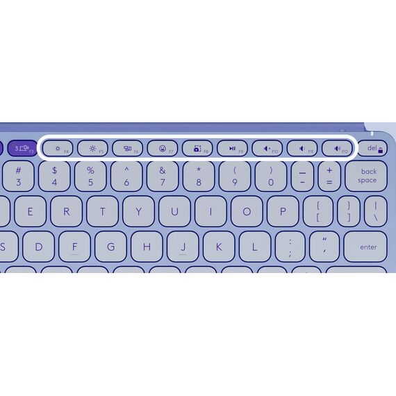 Logitech Keys-To-Go 2 Slim Wireless Keyboard Lilac