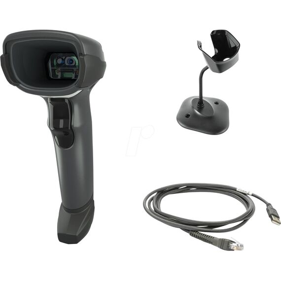 Zebra DS4608-HD 1D/2D High Density USB Scanner Kit Stand