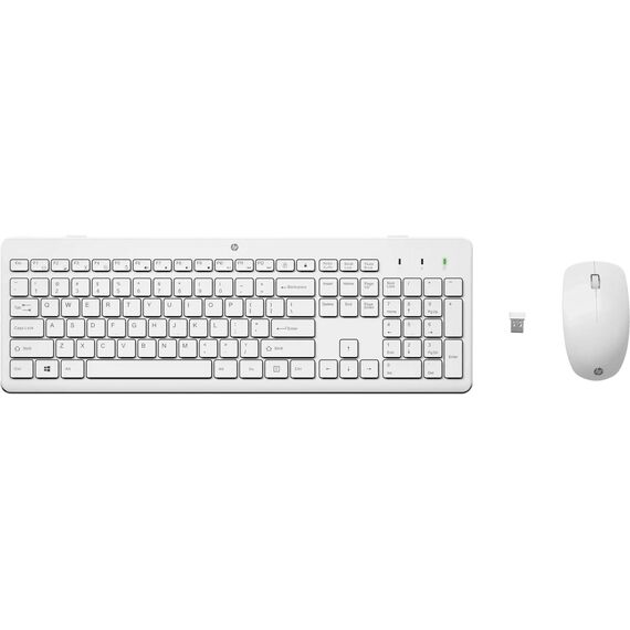 HP 230 Wireless Keyboard and Mouse Combo White