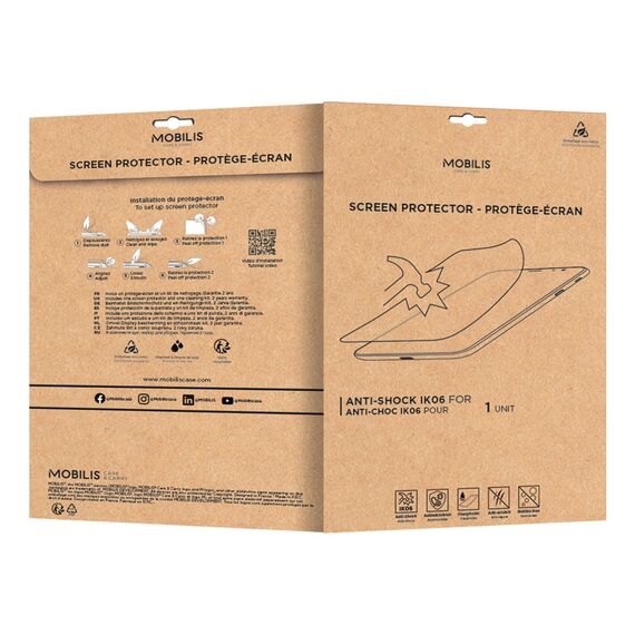 Mobilis 036336 Clear Screen Protector for Zebra ET60/ET65