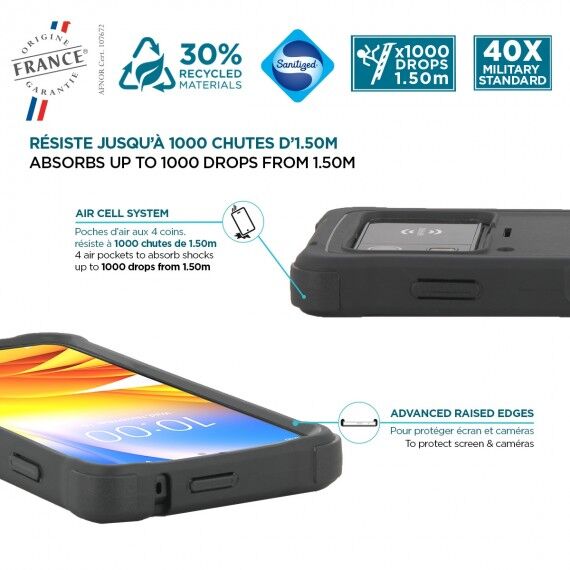 Mobilis PROTECH Back Cover for Zebra EM45 RFID