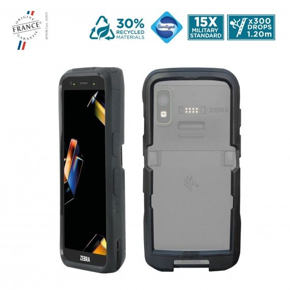 Mobilis PROTECH rugged protective case for Zebra TC501, black
