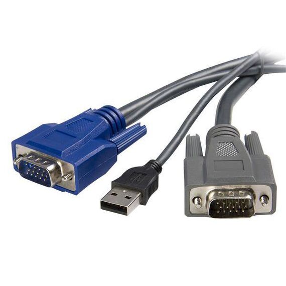 StarTech SVUSBVGA6 1.8m 2-in-1 USB VGA KVM Cable