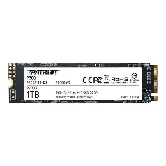 Patriot P300 1TB PCIe Gen3 x4 M.2 2280 SSD