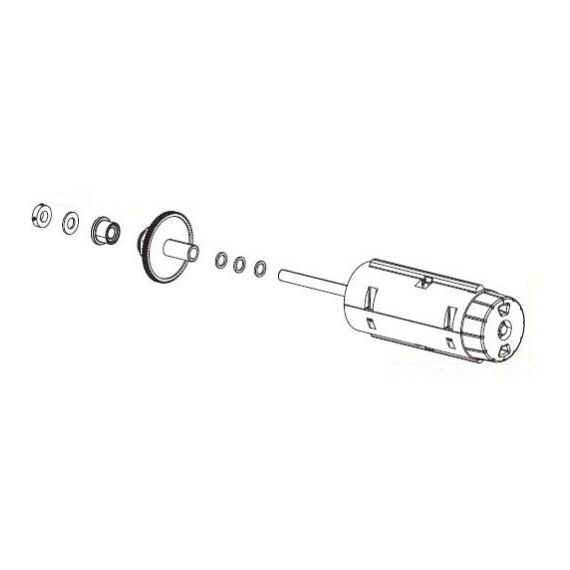 Zebra P1058930-046 Ribbon Take Up Spindle Kit