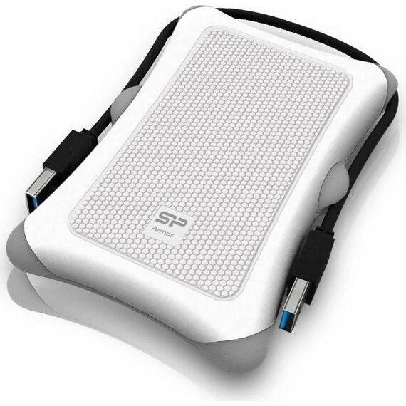 SILICON POWER Armor A30 - Hard drive - 2 TB - external (portable) - 2.5" - USB 3.0 - white
