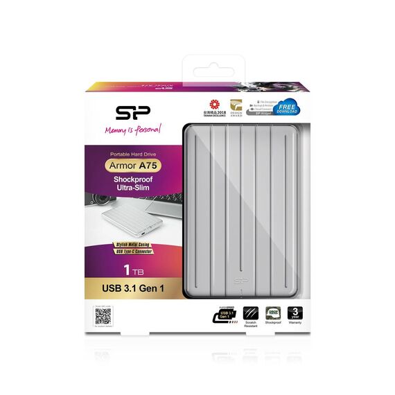 Silicon Power Armor A75 1TB Portable External Hard Drive