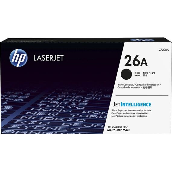 HP CF226A 26A Black Original LaserJet Toner Cartridge