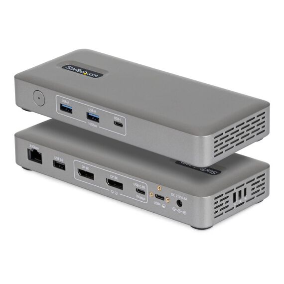 StarTech 208UE USB4 Dock Dual DisplayPort 4K 100W PD 2.5GbE
