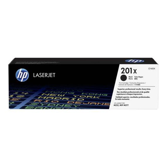 HP CF400X 201X Black High Yield Original LaserJet Toner Cartridge
