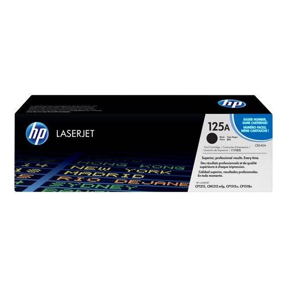 HP CB540A 125A Black Original LaserJet Toner Cartridge