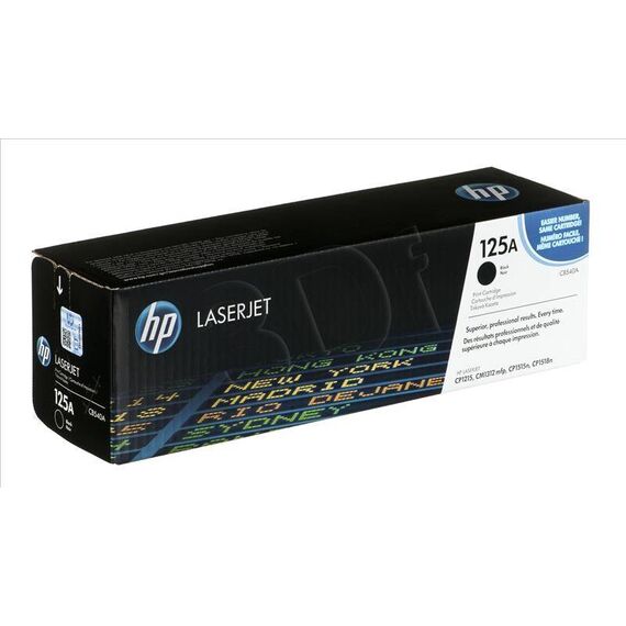 HP CB540A 125A Black Original LaserJet Toner Cartridge