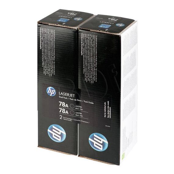 HP CE278AD 78A Black Original LaserJet Toner 2 Pack