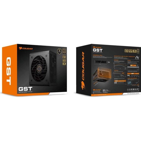 Cougar GST 850W 80+ Gold ATX 3.1 PSU Black