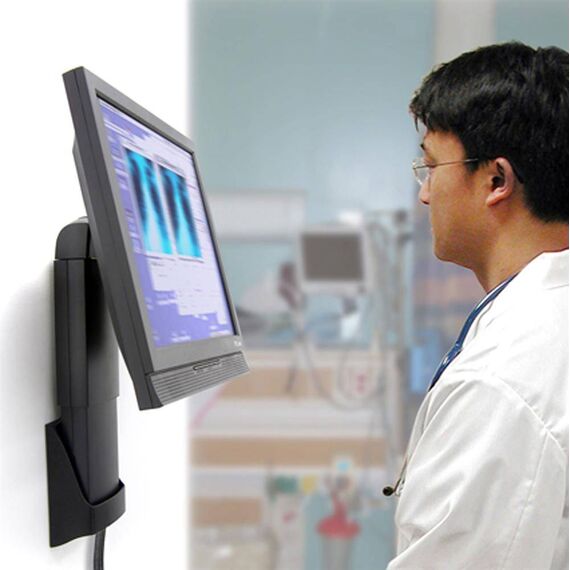 Ergotron Neo-Flex Wall Mount Lift NFW05L1B - mounting kit Monitor Stand