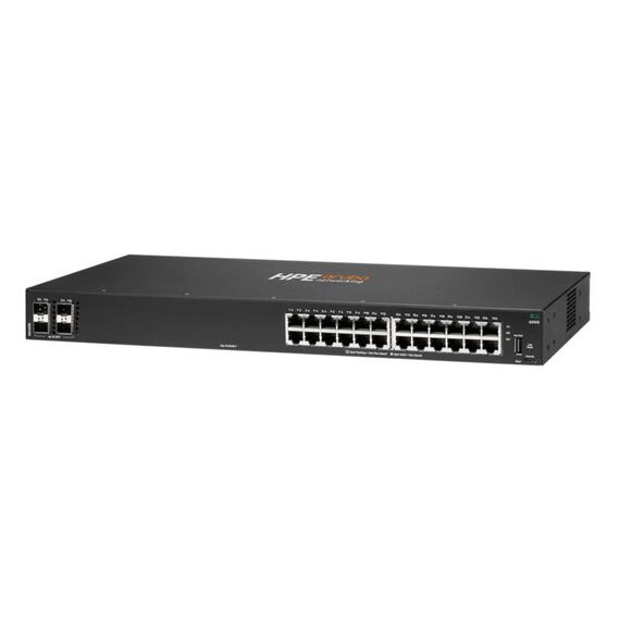 HPE Aruba CX 6000 24p PoE+ 4x SFP 370W Switch