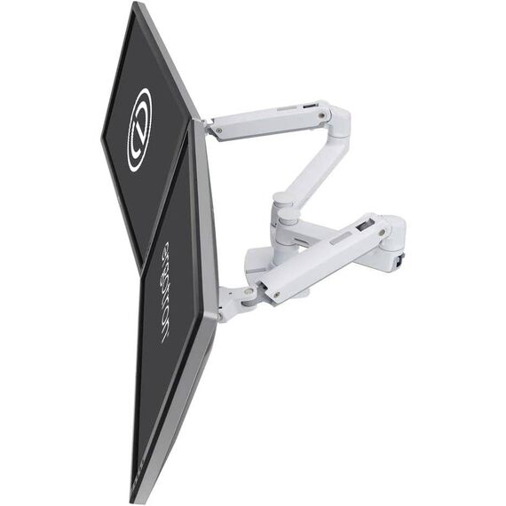 Ergotron LX Dual Side-by-Side Monitor Arm 45-491-216 White