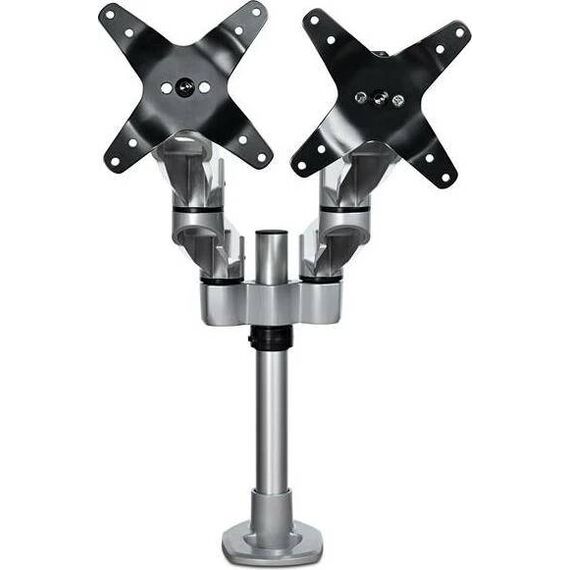 StarTech.com Desk Mount Dual Monitor Arm, 2 LCD, 13-27in, Silver
