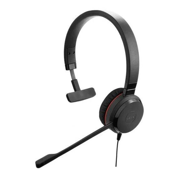 Jabra Evolve 20 MS Mono USB-A Wired Headset Black