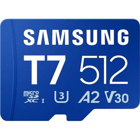 Samsung T7 512GB microSDXC UHS-I 170MB/s Card (MB-MB512T)