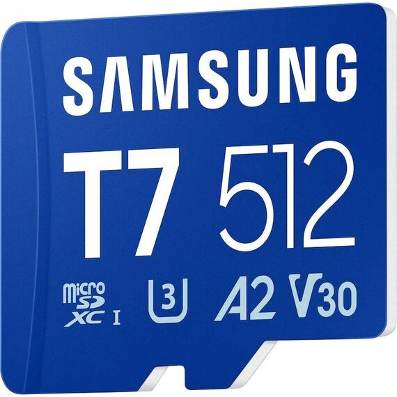 Samsung T7 512GB microSDXC UHS-I 170MB/s Card (MB-MB512T)