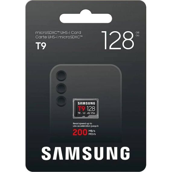 Samsung T9 128GB microSDXC UHS-I 200MB/s Card (MB-MH128T)