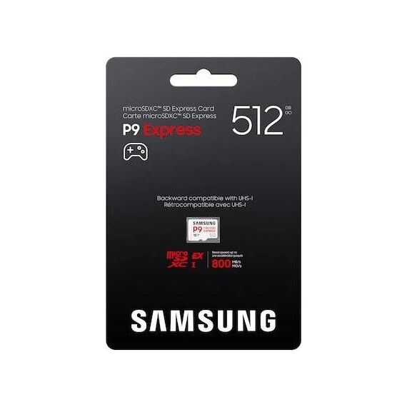 Samsung P9 512GB microSD Express 800MB/s Card (MB-MK512T)