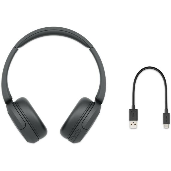 Sony WH-CH520 Wireless On-Ear Bluetooth Headphones Black