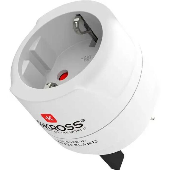SKROSS Country Adapter Europe to United Kingdom Type G
