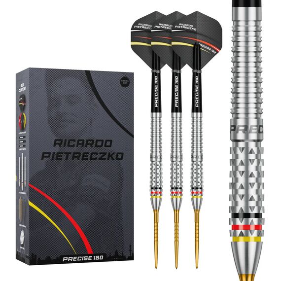 Precise 180 Ricardo Pietreczko 23g Steel Darts 90% Tungsten