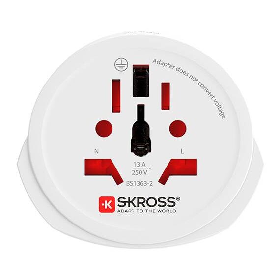 SKROSS World to Europe Travel Adapter Schuko Type F/E