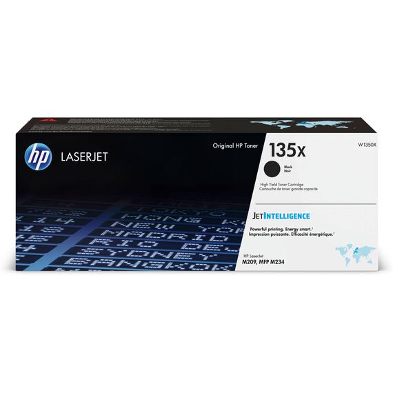 HP 135X High Yield black original LaserJet toner W1350X
