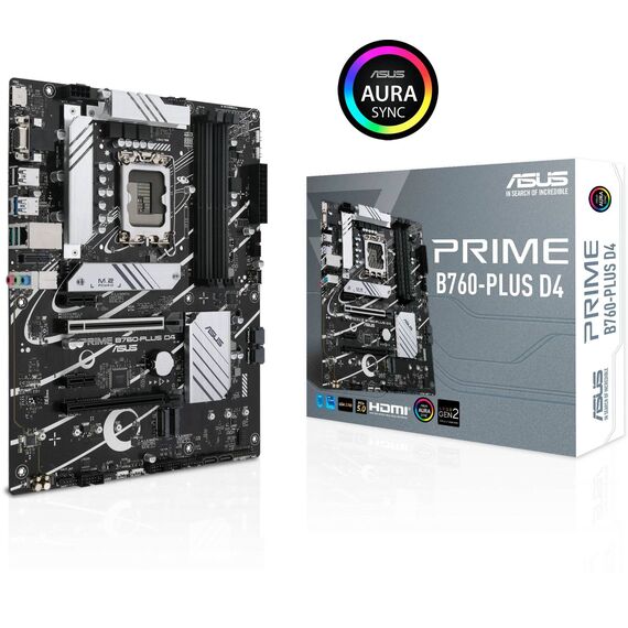 ASUS PRIME B760-PLUS D4 ATX DDR4 Motherboard