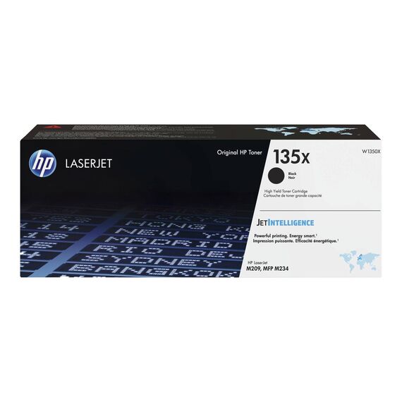 HP 135X High Yield black original LaserJet toner W1350X