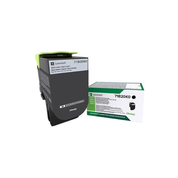 Lexmark 71B20K0 Black Return Toner 3000 Pages