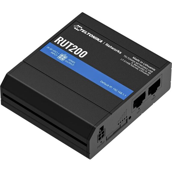 Teltonika RUT200 Industrial 4G LTE Wi-Fi Router