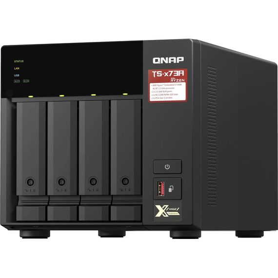 QNAP TS-473A NAS server 4 bays SATA 6Gbs RAM 8 TS-473A-8G